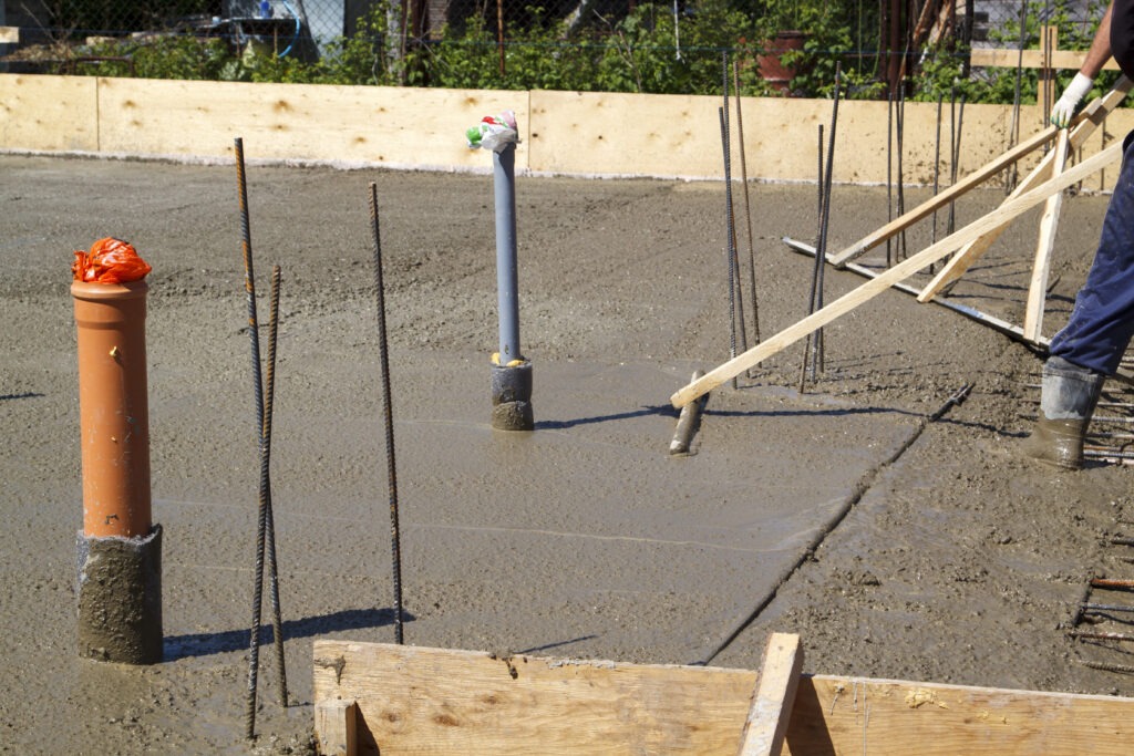 concrete slabs